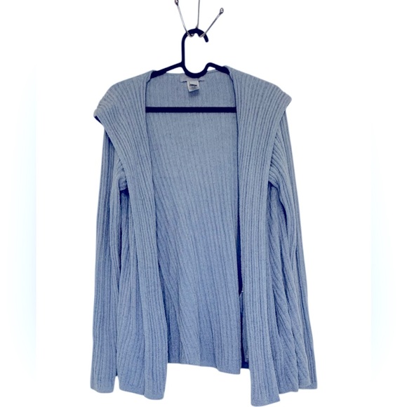 Barefoot Dreams Jackets & Blazers - Barefoot Dreams CozyChic Ultra Lite Hooded Cardigan Light Blue Size Extra Small